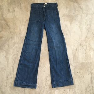 H&M Wide Leg Blue Jeans